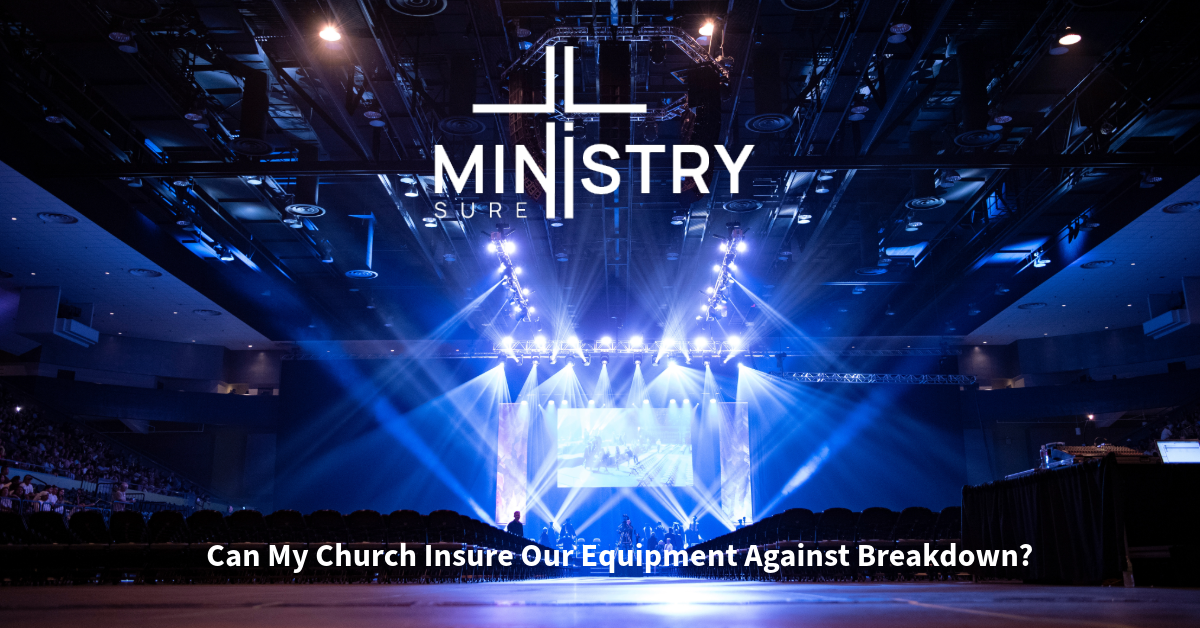 expensive church audio and visual (AV) equipment