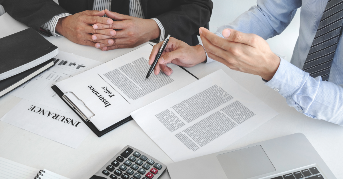 A Georgia church insurance agent reviewing a new policy