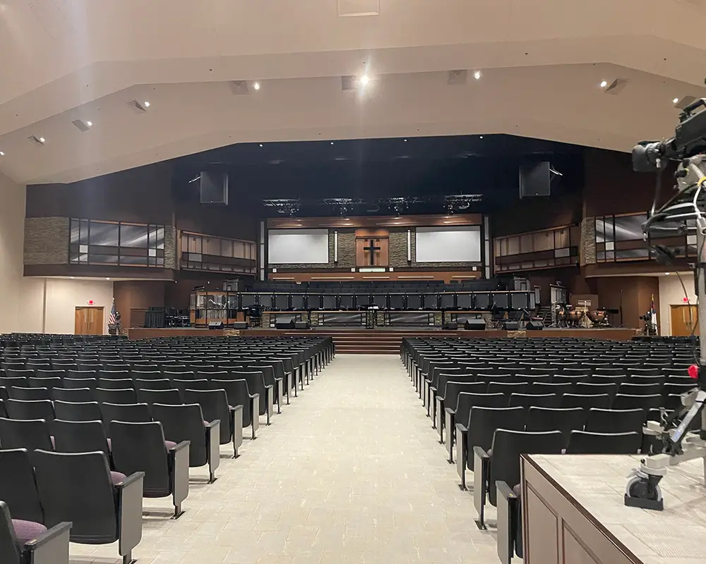 Sanctuary of a Modern Church Building